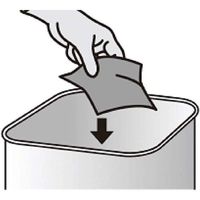 活性炭油ろ過シートW 12cm 8枚入 1個