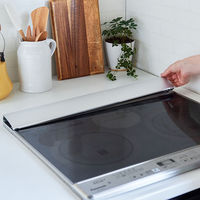 食洗機で洗える 排気口カバー 幅36～71cm（横幅75cmコンロ対応） シルバー 1個 東洋アルミエコープロダクツ