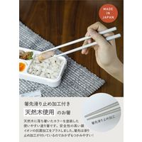 抗菌 箸 20.5cm ライトグレー 天然木 塗り箸 食洗機対応 DSK 1個 シービージャパン