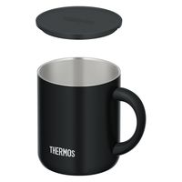 サーモス 真空断熱マグカップ 280ml スモークブラック JDG-282C SMB 1個