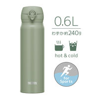 サーモス（THERMOS）真空断熱ケータイマグ スモークカーキ 600ml JNL-606 SMKKI 1個