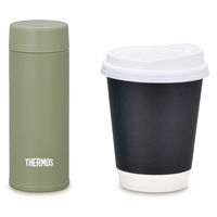 サーモス（THERMOS） 水筒 真空断熱ポケットマグ 120ml カーキ JOJ-120 KKI 1個