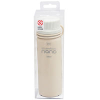 ワールド・クリエイト VIVシリコーンボトル nano 180ml ベリーレッド 60069 1セット(3個)