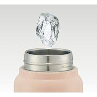 スクリューハンドマグボトル 500ml くすみピンク 水筒 携帯マグボトル STSC5 1個 スケーター