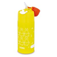 サーモス（THERMOS）真空断熱ストローボトル ミッフィー イエロー 400ml 1個 キッズ