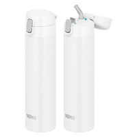サーモス（THERMOS） 水筒 真空断熱ストローボトル 450ml ホワイト FJM-450 WH 1個