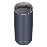 サーモス（THERMOS）真空断熱タンブラー メタリックブラック 420ml JDW-420C MBK 1個