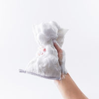 上州絹屋 ボディタオル シルキー フォーム for body ホワイト 絹 100% 1個 ミヤマ全織