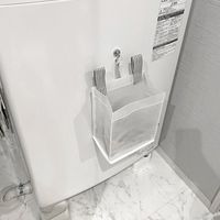 Sheersto ランドリー収納 ポケット 小物収納 吊下げ収納 クリア 幅15×奥行10×高さ20cm 1個 東和産業