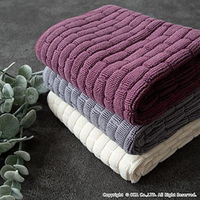 バスマット Ag+ ブリーク タオル地 40×60cm グレー 1枚 オカ