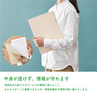 キングジム 紙製ホルダー（茶殻紙タイプ） A4タテ 715-10 1セット（30枚：10枚×3）