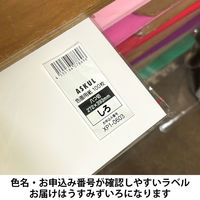 アスクル 色画用紙 うすみずいろ 八つ切り 1袋(100枚入) オリジナル