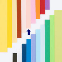 アスクル 色画用紙 うすもも 四つ切り 1袋(100枚入) オリジナル