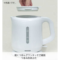 YAMAZEN 電気ケトル 容量1.0L ハイパワー1200W 沸騰・空焚き時自動オフ ブラック DKE-100(B) 1台