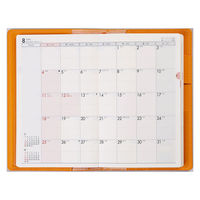 高橋書店 【2024年4月版】T'beau4 手帳判 見開き1週間 日曜始まり サニーオレンジ 853 1冊（直送品）