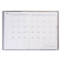 高橋書店 【2024年4月版】デスクダイアリーカジュアル7 A5 バーチカル 月曜始まり ウォームグレイ 967 1冊（直送品）