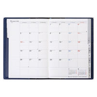 高橋書店 【2024年4月版】シャルム5 B6 バーチカル 月曜始まり ネイビー 635 1冊（直送品）