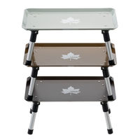 スタックカラータフテーブル（ヴィンテージキャラメル） 73189050 LOGOS/ロゴス