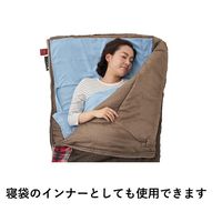 抗菌防臭 シルキーインナーシュラフ（チャコール） 72600324 LOGOS/ロゴス