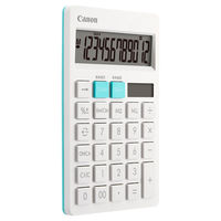 キヤノン 電卓 HS-1200TC-WH ホワイト 1セット(3個)