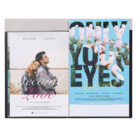 ライオン事務器 ポスター用クリアーブック A2サイズ 10ポケット ブラック 142-62 1冊