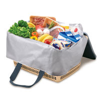 サーモス 保冷買い物カゴ用バッグ 25L ナイトグレー RFG-025 N-GY1セット（3個）