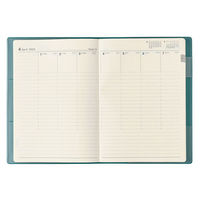 日本能率協会マネジメントセンター 【2024年4月版】NOLTY エクリ A5-3 バーチカル サーフグリーン 2024-9676 1冊（直送品）