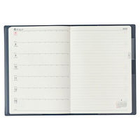 【2024年4月版】NOLTY エクリ B6-5 見開き1週間+ノート 日曜始 ネイビー 2024-9894 1冊（直送品）