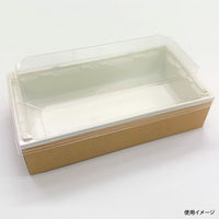 アクタ 弁当容器 ワン折重 PH73×38A CR 底 2000022297 1ケース(400個(50個×8))（直送品）