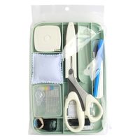 ミササ ソーイングセット 12点セット くすみグリーン MIS1434 1個