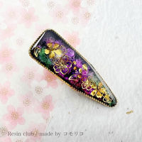 イングカワモト UV用レジンシール 【レジンクラブ】 桜6 ゴールド RC-SKR-601 1セット(3枚セット)