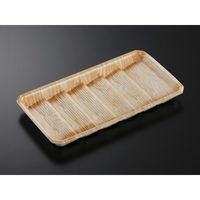 中央化学 発泡トレー DAT 27-15 木肌OR 391433 1ケース(600個(50個×12))（直送品）