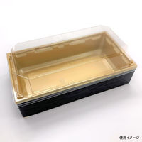 アクタ PHカートンワン折重73×38(50)黒焼杉縁 2000022305 1ケース(200個(25個×8))（直送品）