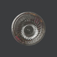 中央化学 冷麺容器 クリアボウル 大 透明蓋付 3814 1ケース(400個(50個×（直送品）