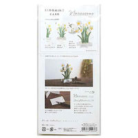 グリーティングライフ ブルーミングカード スイセン KE-38 1個