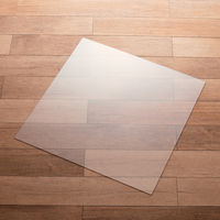 冷蔵庫 マット Lサイズ 幅75×奥行75cm 厚さ2mm 床保護シート 傷防止 透明 HA-RML エレコム 1個