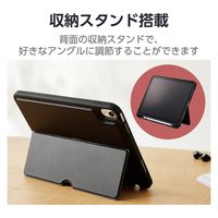 iPad 第10世代(2022) 10.9インチ ケース Apple Pencil収納 TB-A23RUCSTBK エレコム 1個