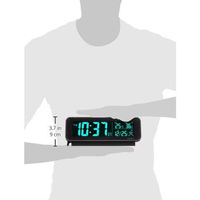 芳国産業 ランデックス neoブレンドマスターカラー 目覚まし時計 ブラック YT5262BK 1個（直送品）