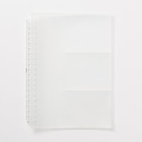 無印良品 リフィルノート リフィル カードポケット A5　20穴 カード3枚 1セット（1袋（1枚入）×2） 良品計画