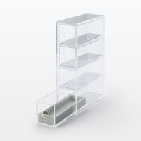 無印良品 ベロア内箱仕切 メガネ・小物ケース用 約幅5×奥行16.5×高さ2cm 良品計画