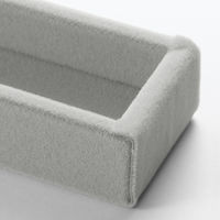 無印良品 ベロア内箱仕切 アクリル見開きタイプ用 約幅16.7×奥行3.7×高さ2cm 1セット（1個×10） 良品計画