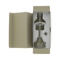 柴田科学 メスフラスコ(全量フラスコ・スーパーグレード) 透明 50mL 英語版校正証明書付 020060-50 1個（直送品）