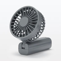 無印良品 充電式コンパクトハンディファン グレー MJ-HF4-GY 良品計画