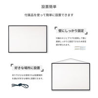 アスカ アルミ枠ポスターパネル ブラック A1 APP-A1BK 1セット(1枚×10)