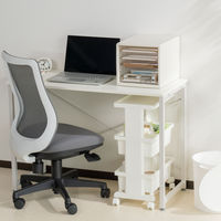 JEJアステージ リセスタイル テーブルワゴンミニ3段 ホワイト 幅400×奥行250×高さ625mm 1台