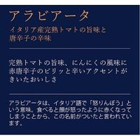 青の洞窟 アラビアータ イタリア産完熟トマト果肉の旨味と唐辛子の辛味 1人前 1セット（1個×2）日清製粉ウェルナ パスタソース