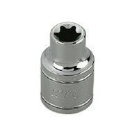 エスコ 1/4”DR/E10 [TORX]ソケット EA618NV-410 1セット(5個)（直送品）