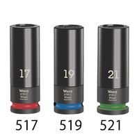 エスコ 1/2”DRx21mm ホイールナット用インパクトソケット EA164DY-521 1セット(2個)（直送品）