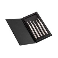 エスコ 5本組 超精密ピンセット(ステンレス製) EA595H-1 1本（直送品）