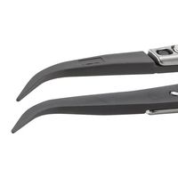 エスコ 135mm 交換式ピンセット(ESD/セラミック/ステンレス) EA595HF-63 1本（直送品）